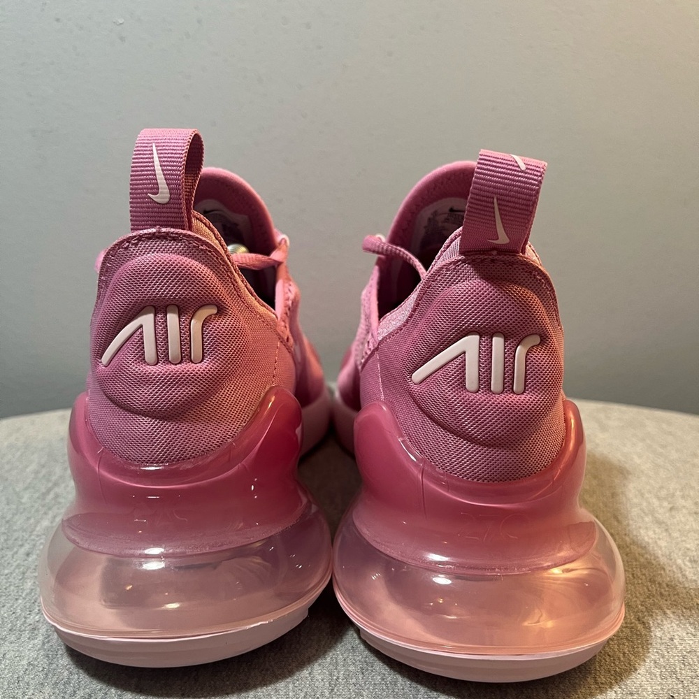 Nike Air Max 270 BG Flamingo Pink Pink Foam Size 6.5Y/ Women's Size 8 HQ1553-646 - Picture 5 of 11